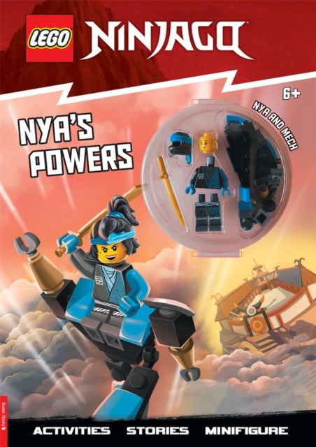 Book cover of: LEGO® NINJAGO®: Nya's Powers Activity Book (with Nya LEGO minifigure and mech). By: LEGO®