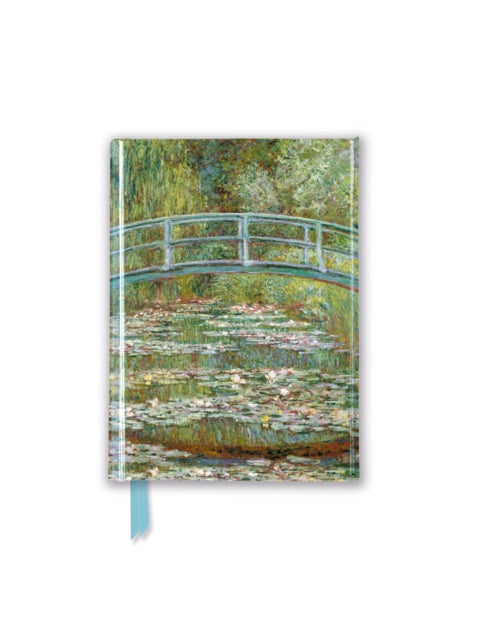 Book cover of: Claude Monet: Bridge over a Pond of Water Lilies (Foiled Pocket Journal). By: Flame Tree Studio