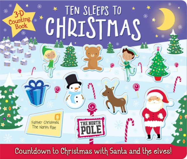 Book cover of: Ten Sleeps to Christmas. By: Georgie Taylor