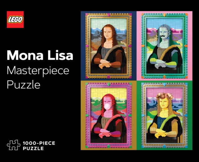 Book cover of: LEGO Masterpiece Puzzle: Mona Lisa 1000-Piece Puzzle