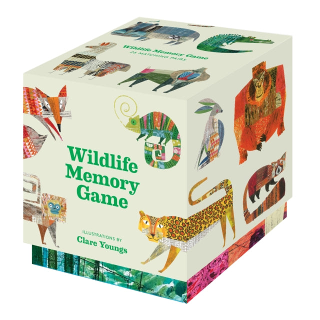 Book cover of: Wildlife Memory Game
