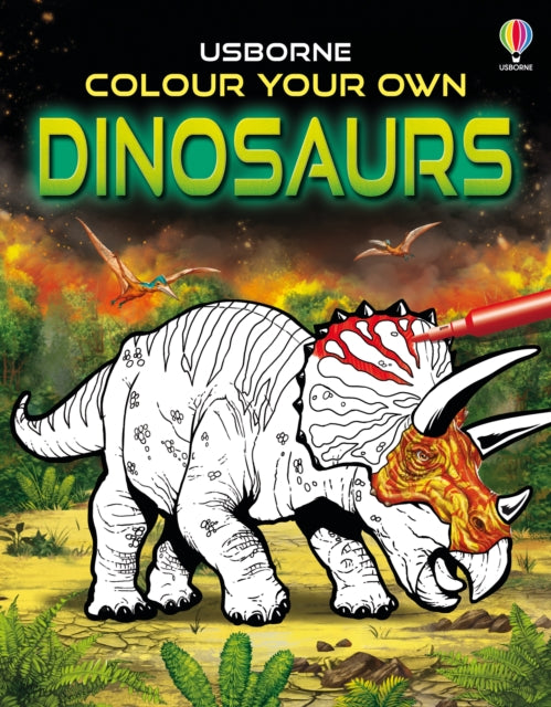 Book cover of: Colour Your Own Dinosaurs. By: Simon Tudhope