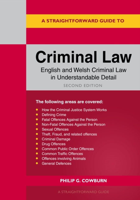 Book cover of: Straightforward Guide to Criminal Law
