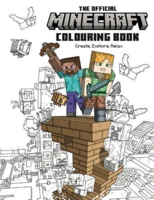 Book cover of: Official Minecraft Colouring Book