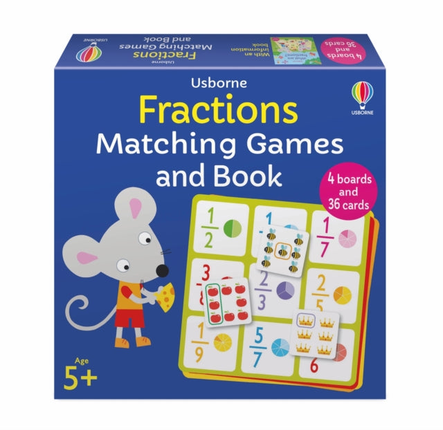 Book cover of: Fractions Matching Games and Book
