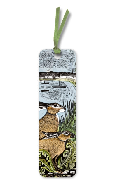 Book cover of: Angela Harding: Rathlin Hares Bookmarks (pack of 10)