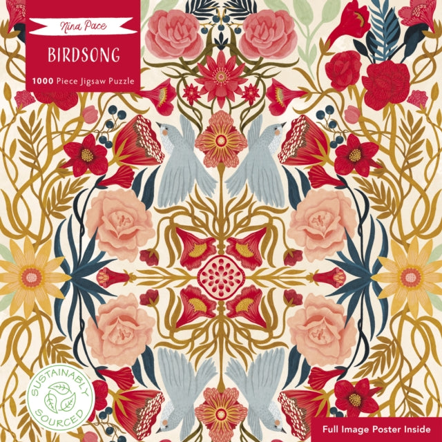 Book cover of: Adult Sustainable Jigsaw Puzzle Nina Pace: Birdsong