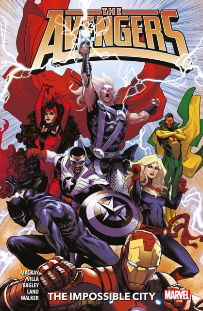 Book cover of: Avengers Vol. 1: The Impossible City. By: Jed MacKay