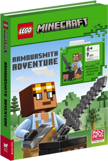 LEGO? Minecraft?: Armoursmith Adventure Activity Book (with Armoursmith minifigure and accessories) 9781837250776 LEGO®