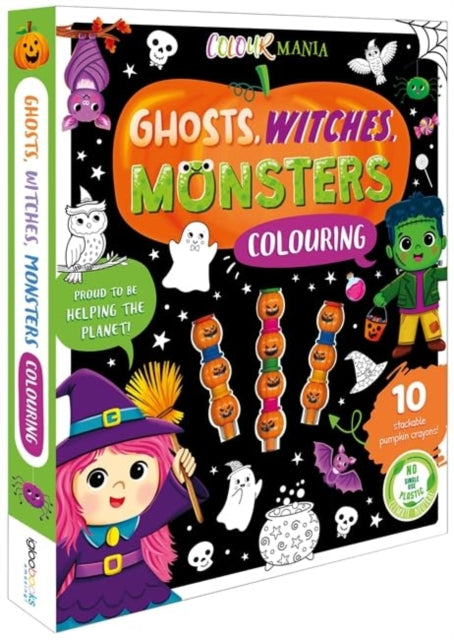 Book cover of: Ghosts, Witches, Monsters Colouring