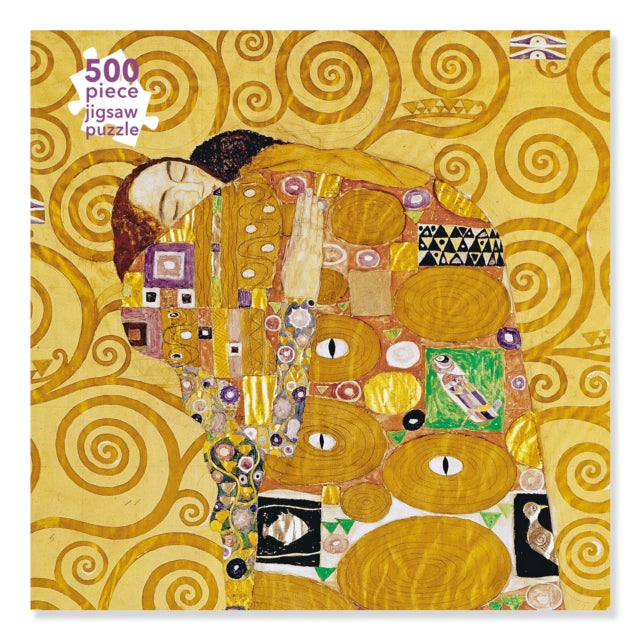 Book cover of: Adult Jigsaw Puzzle Gustav Klimt: Fulfilment (500 pieces). By: Flame Tree Studio