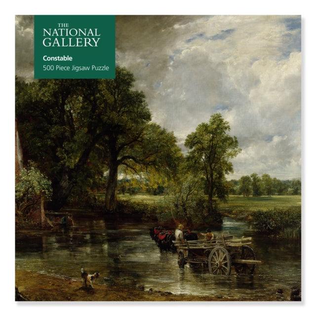 Book cover of: Adult Jigsaw Puzzle National Gallery: John Constable: The Hay Wain (500 pieces). By: Tree Flame