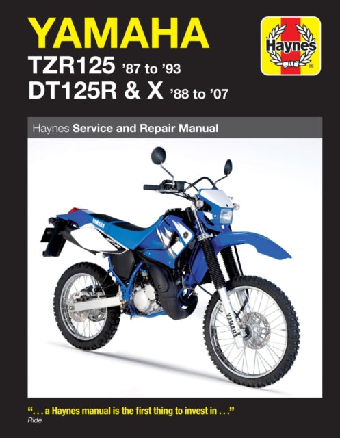 Book cover of: Yamaha TZR125 (87 - 93) & DT125R/X (88 - 07) Haynes Repair Manual
