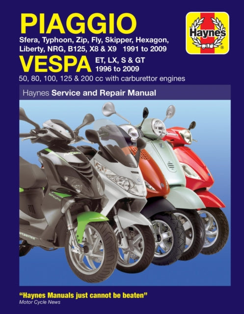 Book cover of: Piaggio (Vespa) Scooters (91 - 09)
