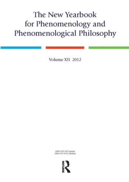 Book cover of: New Yearbook for Phenomenology and Phenomenological Philosophy