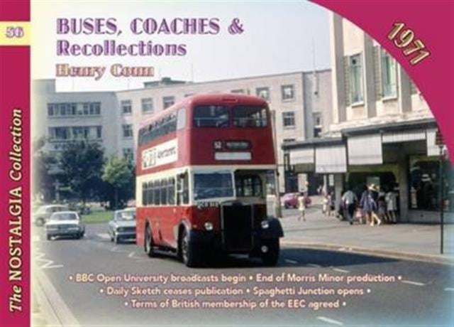 Book cover of: Buses, Coaches & Recollections 1971