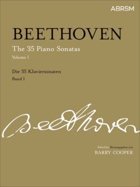 Book cover of: 35 Piano Sonatas, Volume 1. By: BEETHOVEN LUDWIG VA