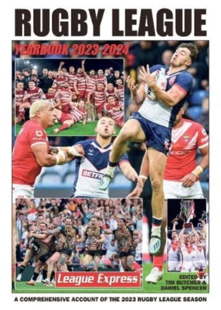 Book cover of: Rugby League Yearbook 2023-2024. By: Tim Butcher