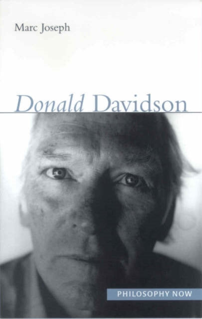 Book cover of: Donald Davidson. By: Marc A. Joseph