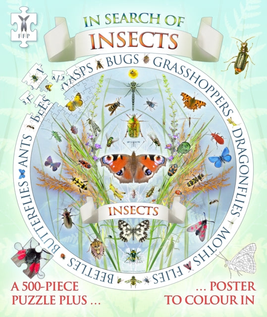 Book cover of: In Search of Insects Jigsaw and Poster