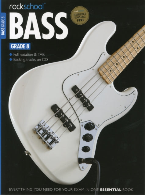 Book cover of: Rockschool Bass - Grade 8 (2012). By: Varios
