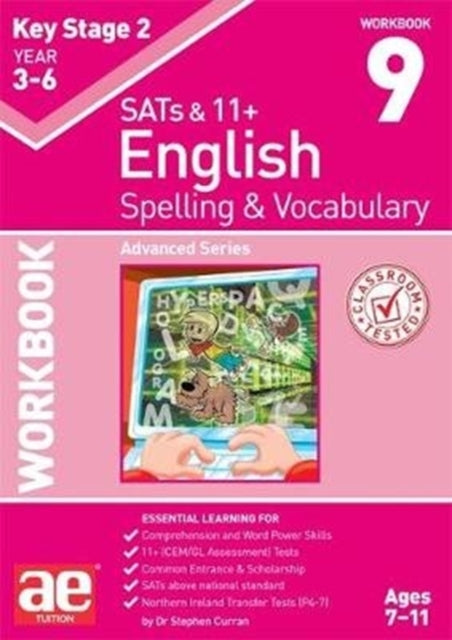 Book cover of: KS2 Spelling & Vocabulary Workbook 9
