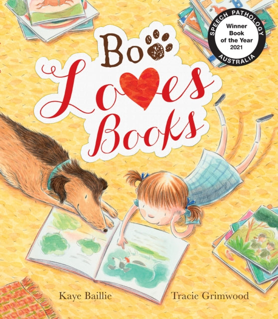 Book cover of: Boo Loves Books. By: Kaye Baillie