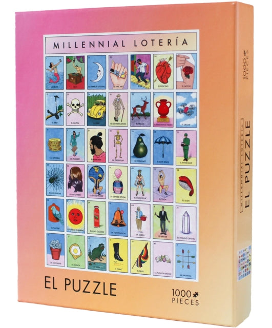 Book cover of: Millennial Loteria: El Puzzle. By: Mike Alfaro