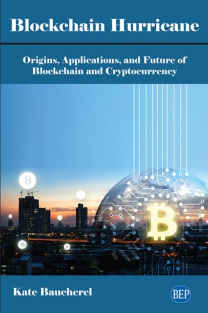 Book cover of: Blockchain Hurricane. By: Kate R. Baucherel