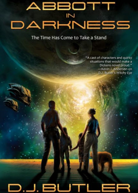 Book cover of: Abbott in Darkness. By: D. J. Butler