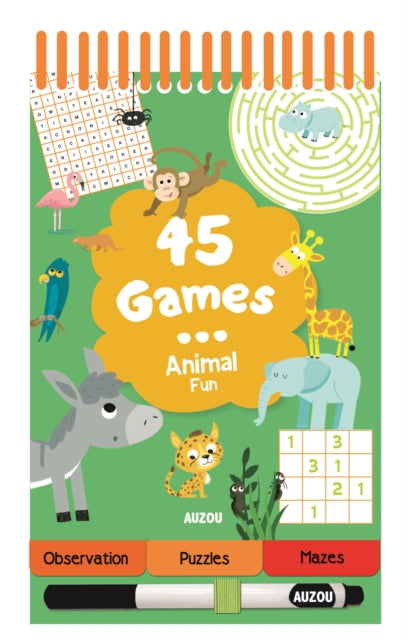 Book cover of: 45 Games Animal Fun