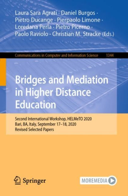 Book cover of: Bridges and Mediation in Higher Distance Education. By: Laura Sara Agrati