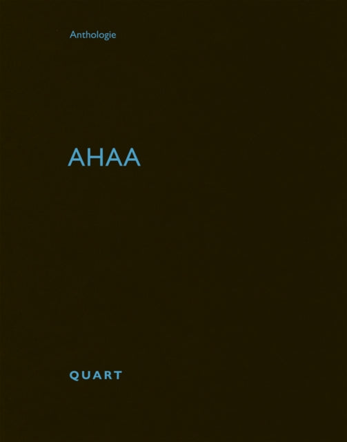 Book cover of: ahaa. By: AHHA (Andreas Heierle Atelier für Architektur)