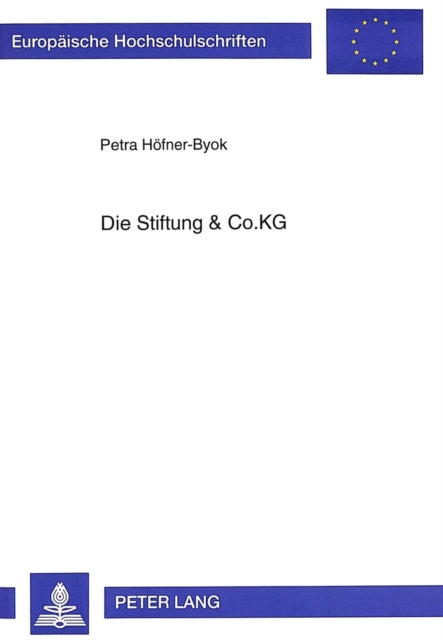 Book cover of: Die Stiftung & Co.KG