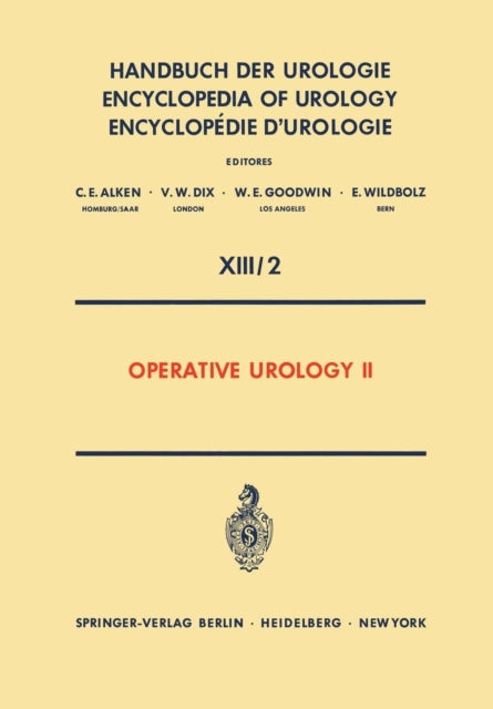 Book cover of: Operative Urology II. By: Theodor Burghele