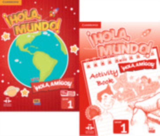 Book cover of: !Hola, Mundo!, !Hola, Amigos! Level 1 Student's Book plus ELEteca and Activity Book. By: Inmaculada Gago