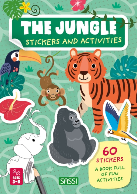 Book cover of: Stickers and Activities. The Jungle