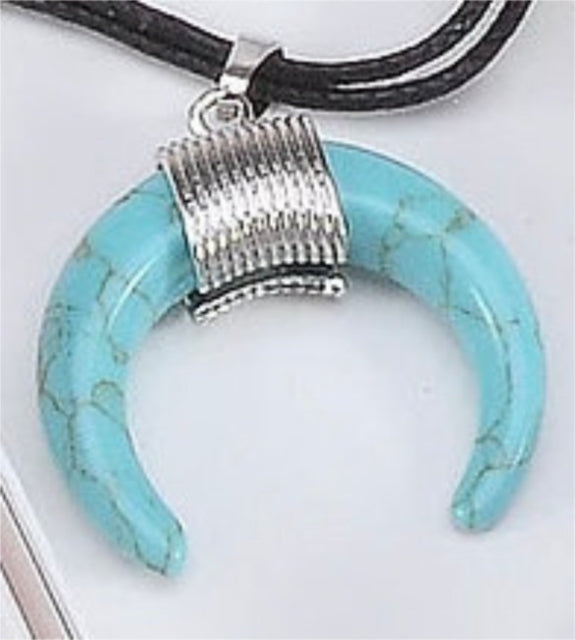Book cover of: Amulet Pendant - Teal Magnesite