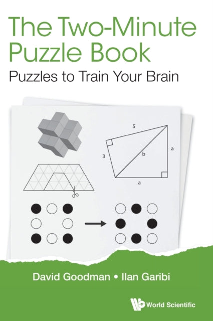 Book cover of: Two-minute Puzzle Book, The: Puzzles To Train Your Brain. By: David Hillel Goodman