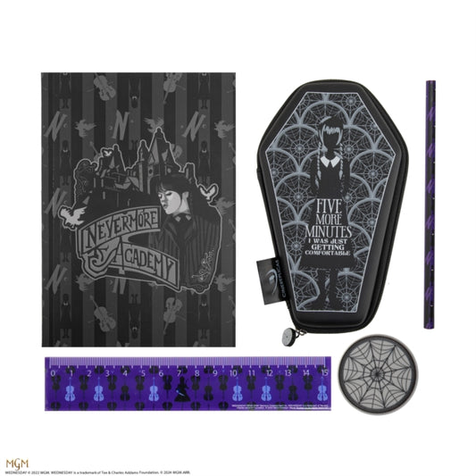 Book cover of: Wednesday's Coffin Stationery Set