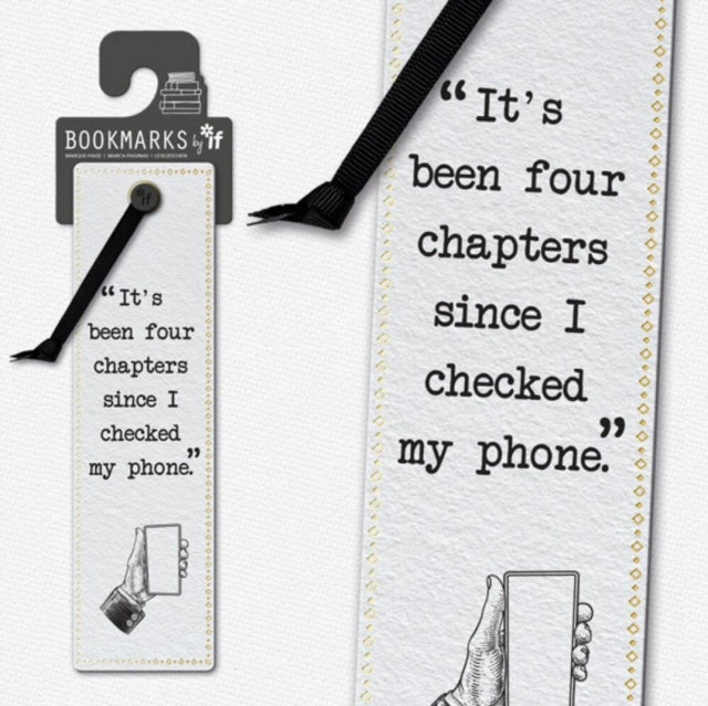 Book cover of: Literary Bookmarks - Checked My Phone