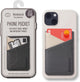 Book cover of: Bookaroo Phone Pocket - Charcoal