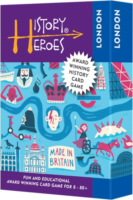 Book cover of: History Heroes LONDON card game