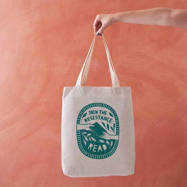 Book cover of: Join the Resistance. Read. - Literary Tote Bag