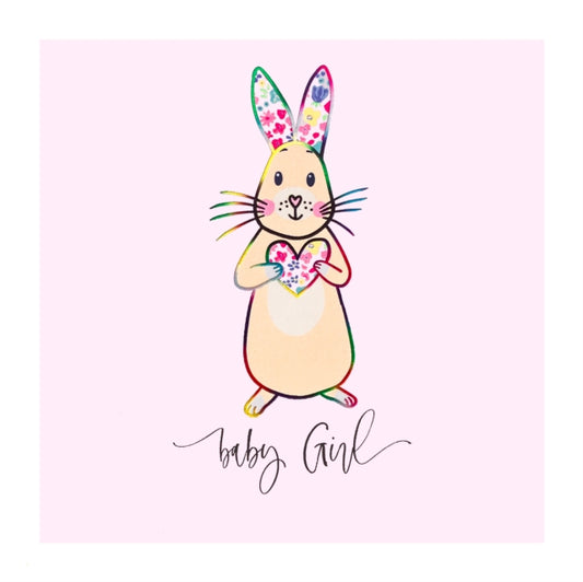 Book cover of: Baby Girl Greetings Card