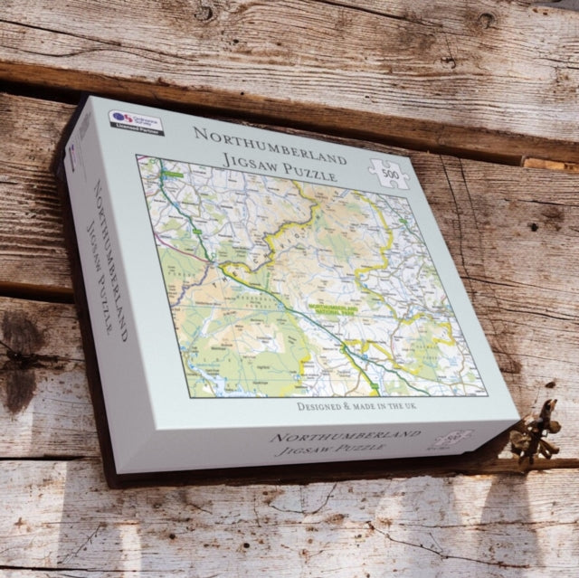 Book cover of: OS Map 500 Piece Premium Jigsaw Puzzle - Northumberland National Park
