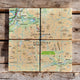 Book cover of: OS Map Ceramic Four Coaster Set - Cairngorms National Park