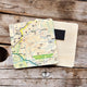 Book cover of: OS Map Wooden Square Magnet - Northumberland National Park