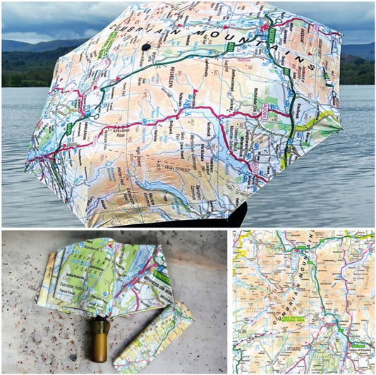 Book cover of: OS Map Premium Umbrella - Lake District National Park