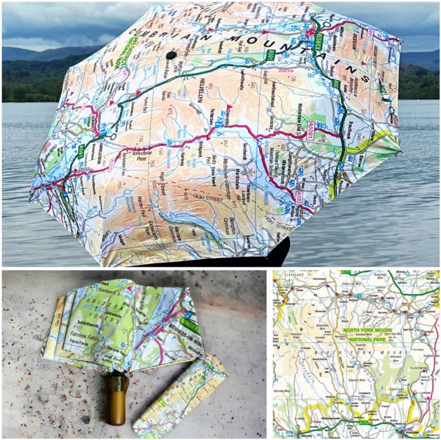 Book cover of: OS Map Premium Umbrella - North York Moors National Park